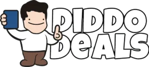Logo DiddoDeals (witte letters)