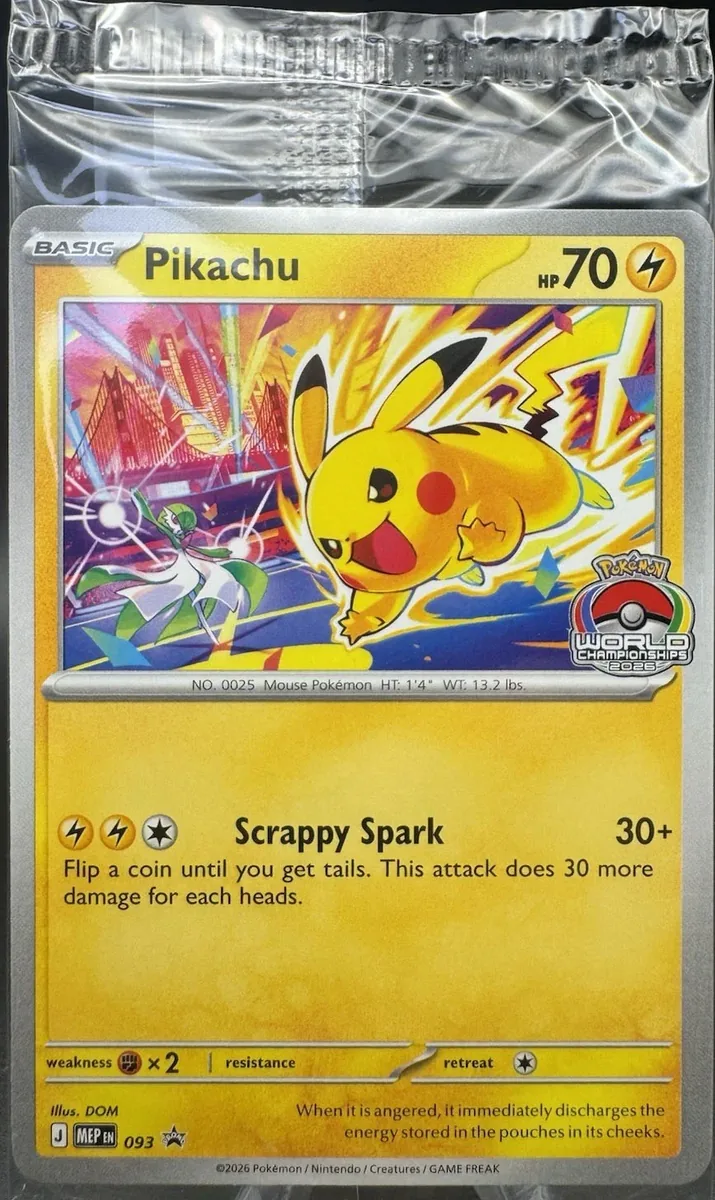 Worlds Pikachu-promo nu te krijgen bij winkels