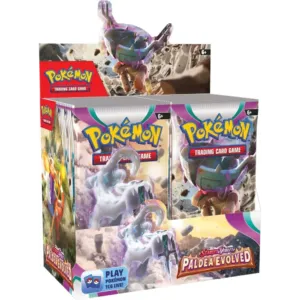 Pokémon – Paldea Evolved Booster Box (inclusief acryl), Pokémon TCG-product bij DiddoDeals