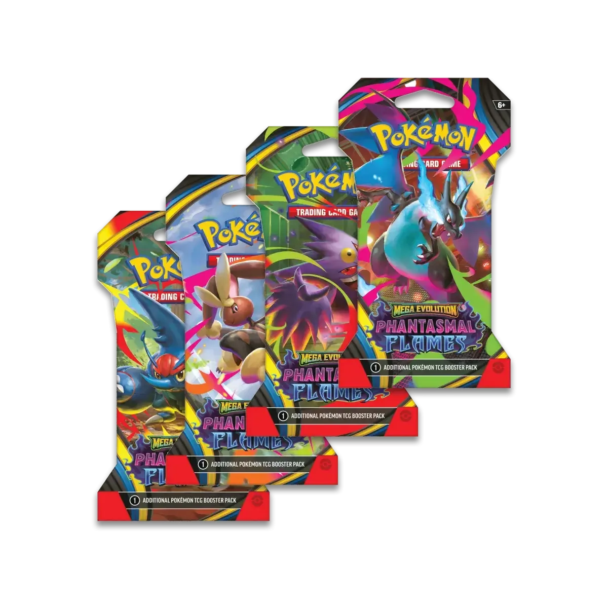 Pokémon – Phantasmal Flames Sleeved Booster, Pokémon TCG-product bij DiddoDeals